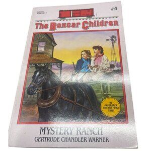 the boxer children paperback book #4 Mystery Ranch 1986 English by Warner READ